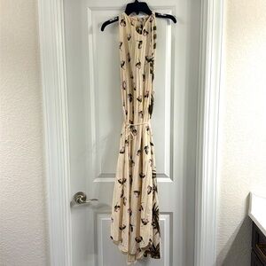 VINCE Floral Midi Dress